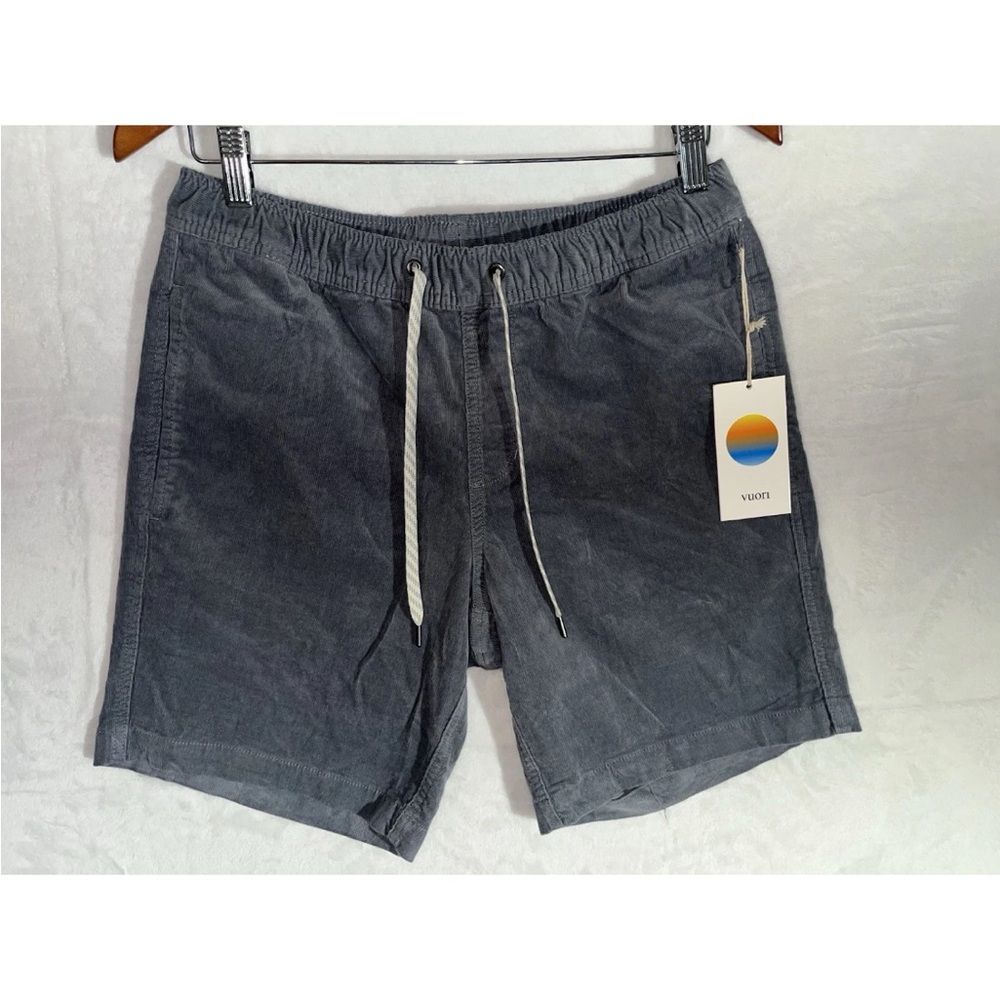 Vuori Men's Gray Athletic Shorts with Drawstring